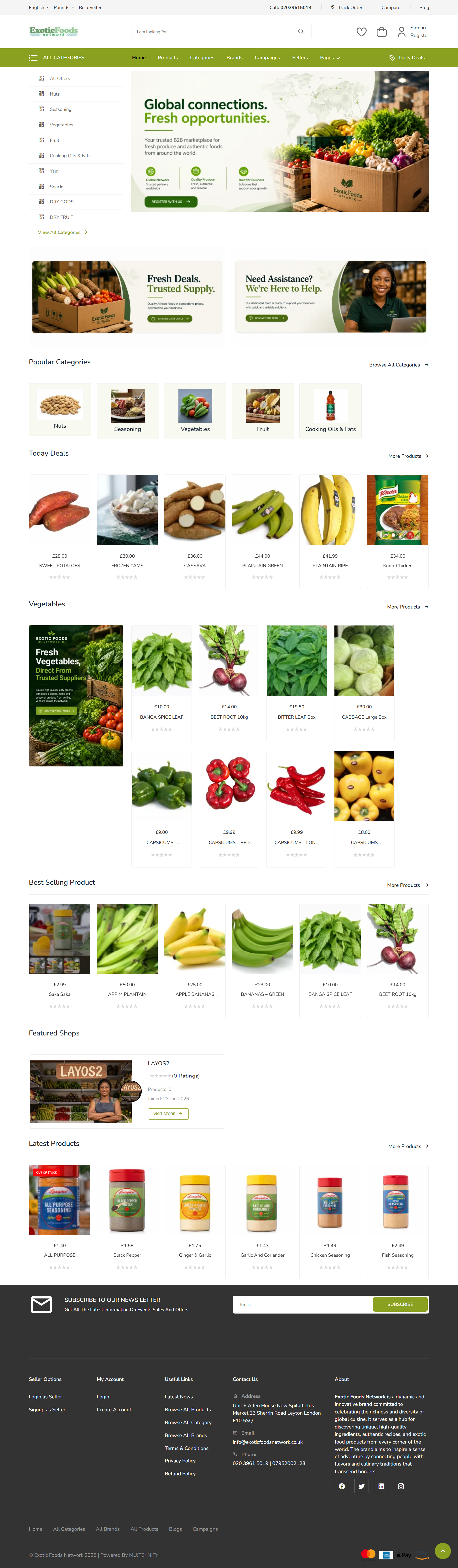 Exotic Foods Network